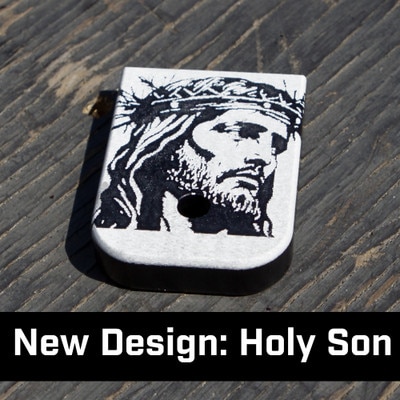 New Magazine base plate engraving design Holy Son Jesus Christ