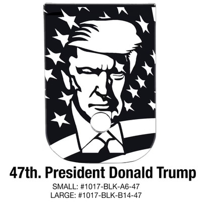 47th. President Donald Trump Engraved Magazine Base Plate